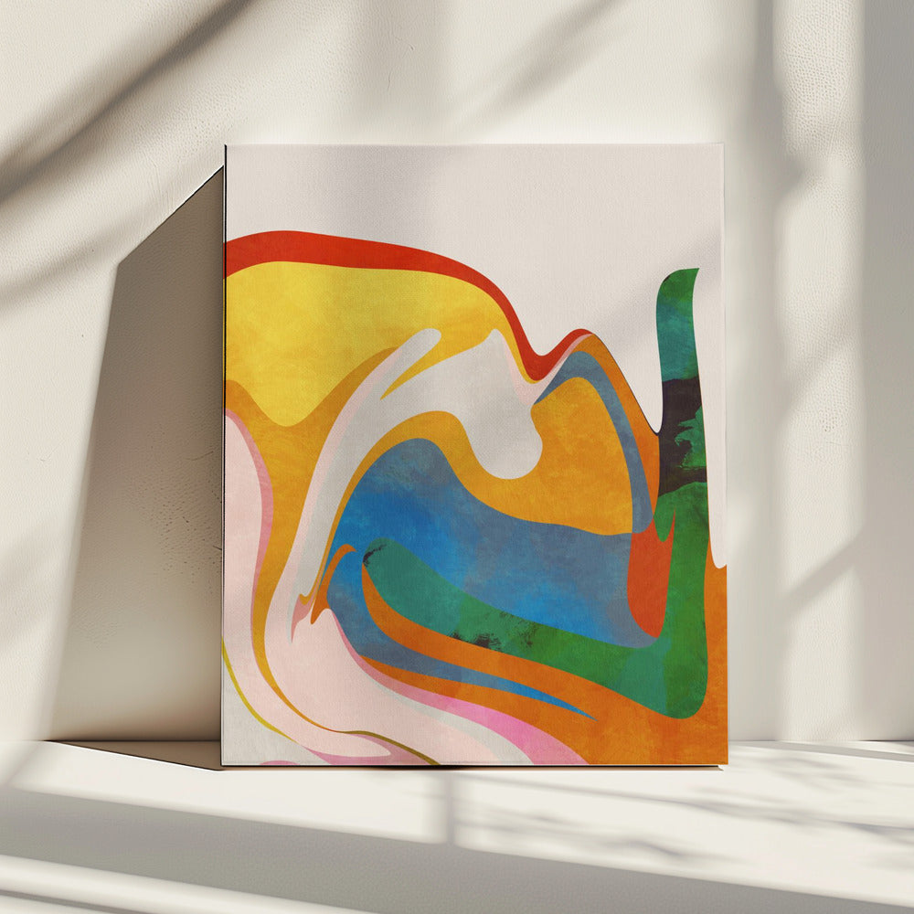 Organisch Bauhaus Waved | Canvas