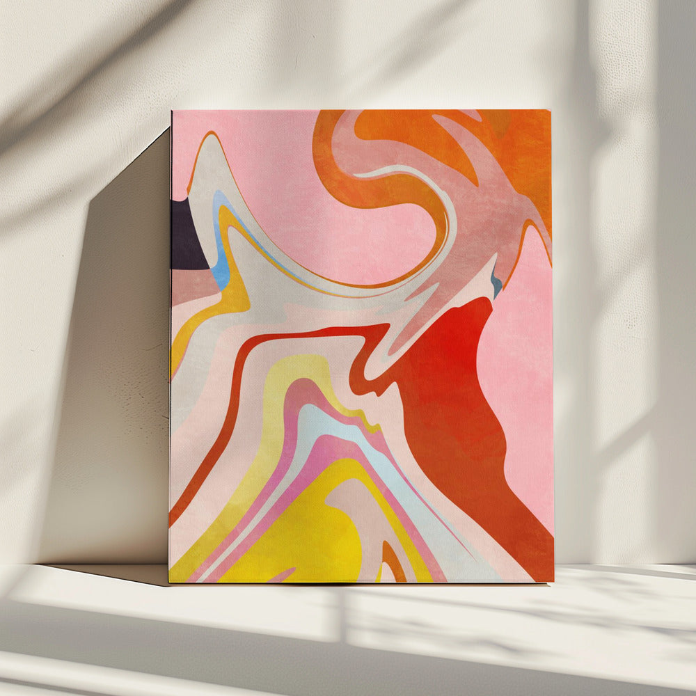 Organisch Bauhaus Waved2 | Canvas