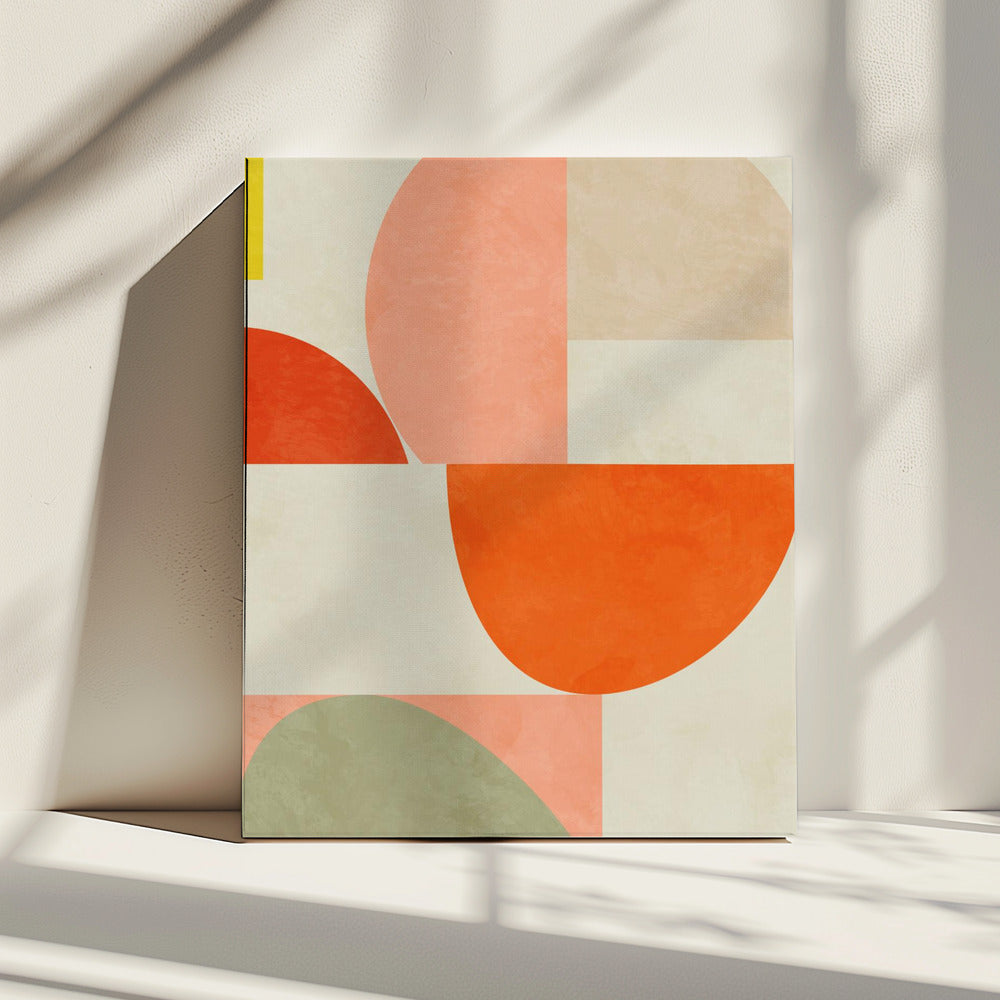 Zomercirkels22 2 V | Canvas