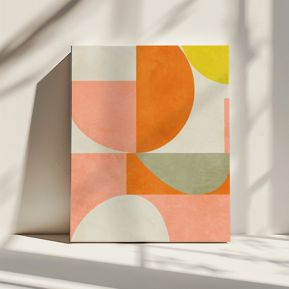 Zomercirkels22 3 V | Canvas