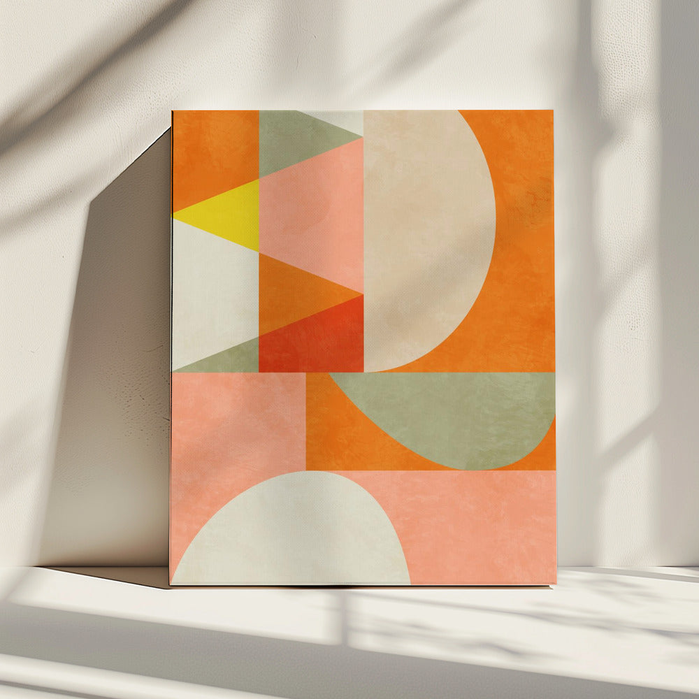 Zomercirkels22 4 V | Canvas