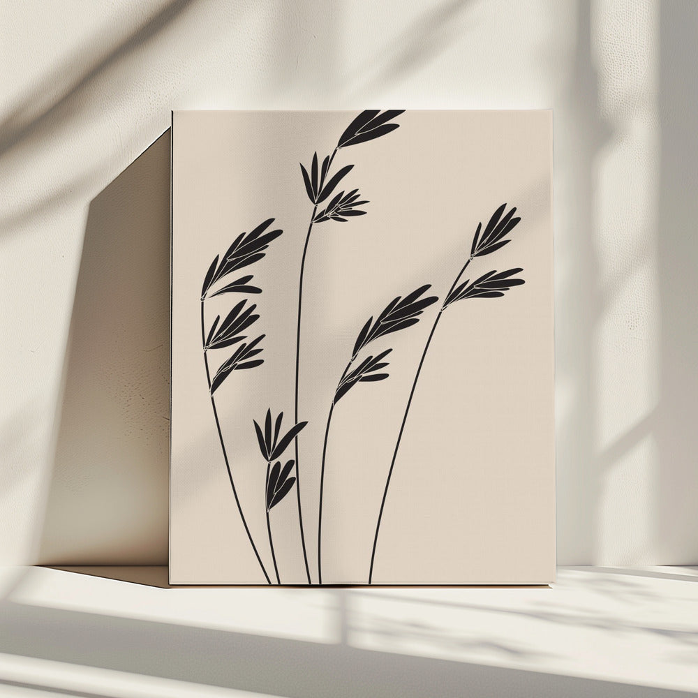 Zwarte planten | Canvas