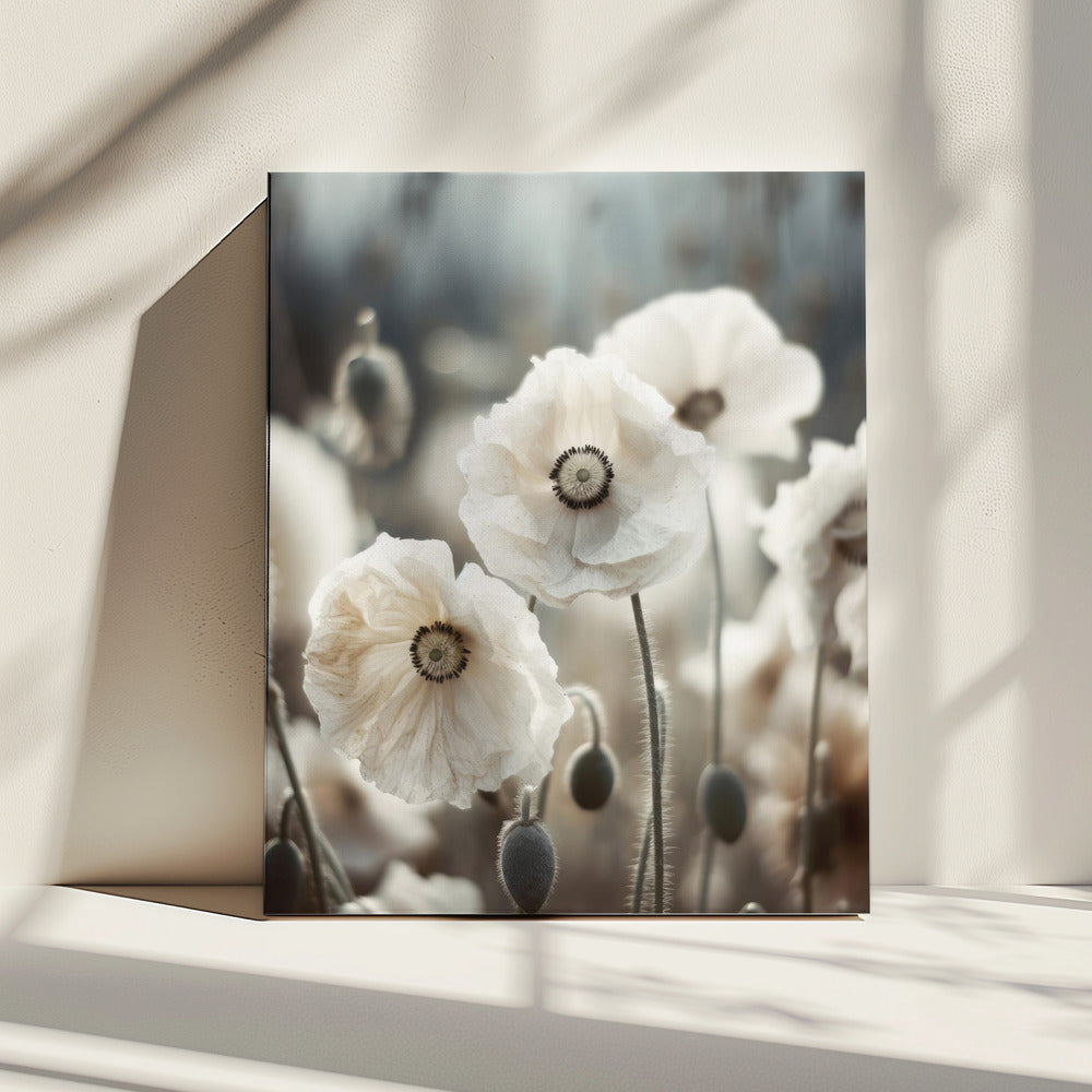 Gefluister van klaprozen | Canvas