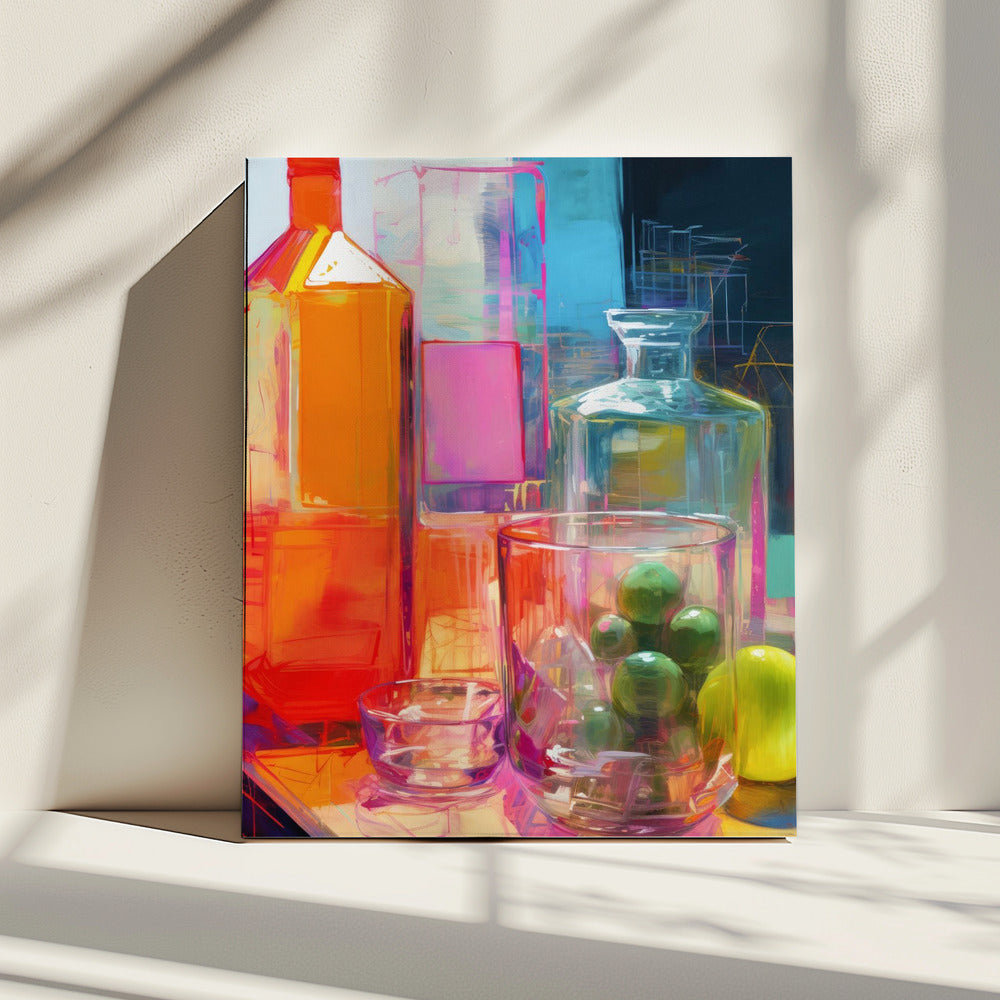 Levendige reflecties | Canvas