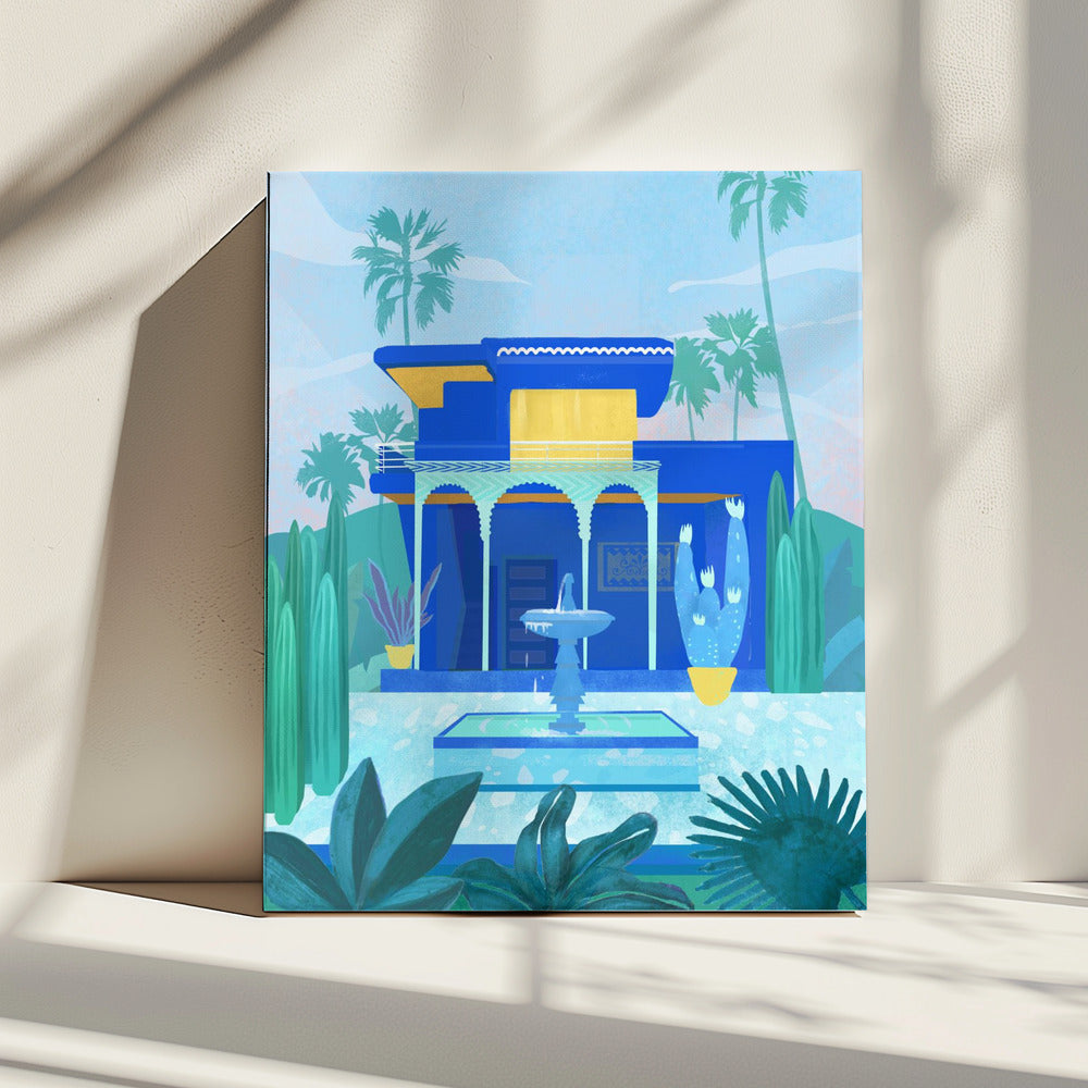 Marokkaanse tuin | Canvas