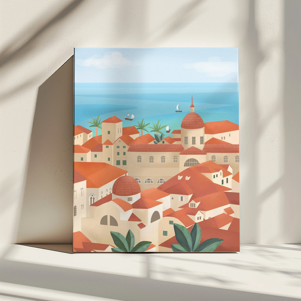 Oude stad van Dubrovnik | Canvas