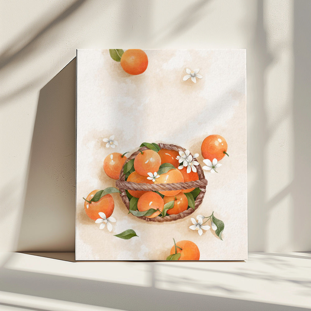 Sappige Sinaasappel | Canvas