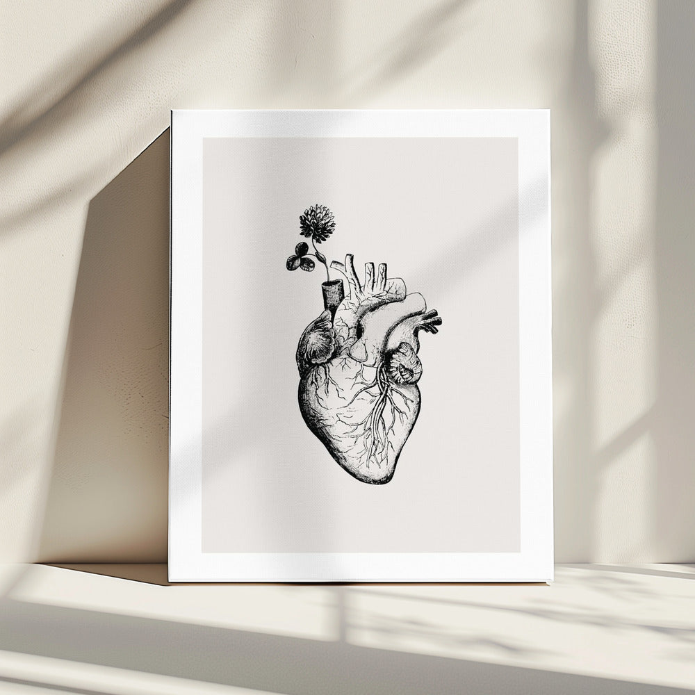 Hart Bloei | Canvas