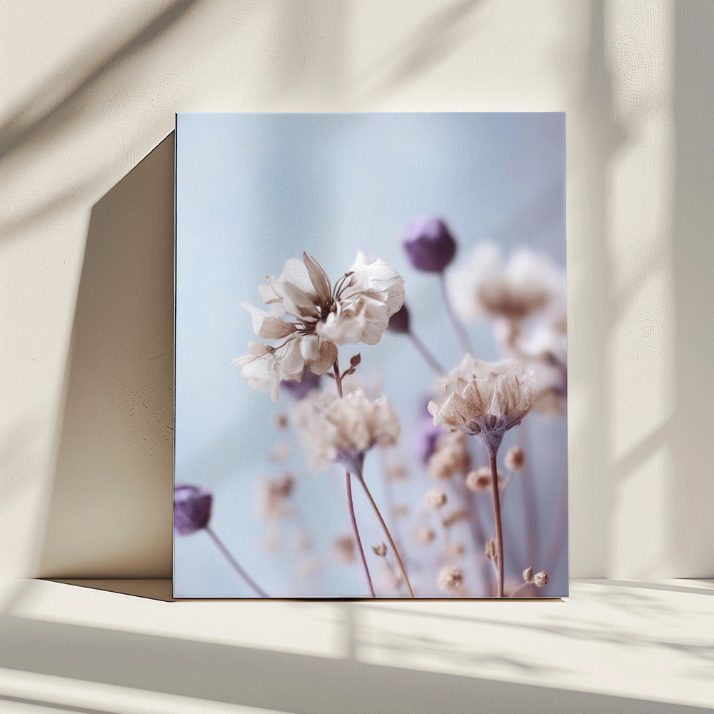 Fluisterende bloemen | Canvas