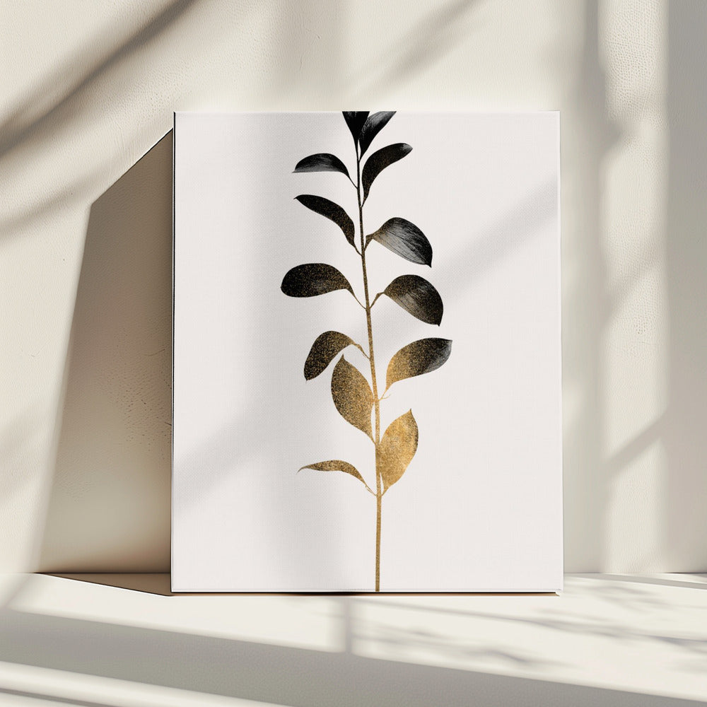 Monochromatica No.9 Dark Gold | Canvas