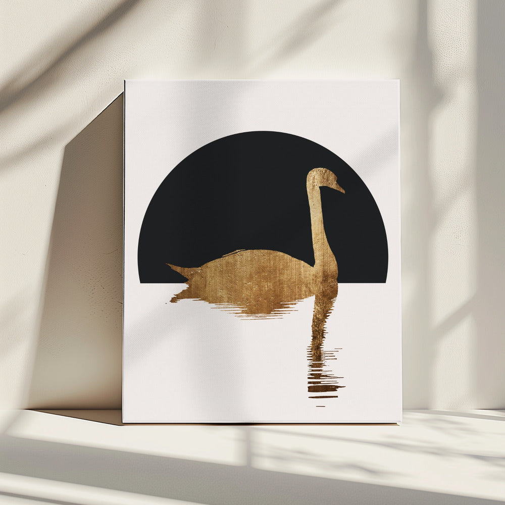 The Swan Black | Canvas