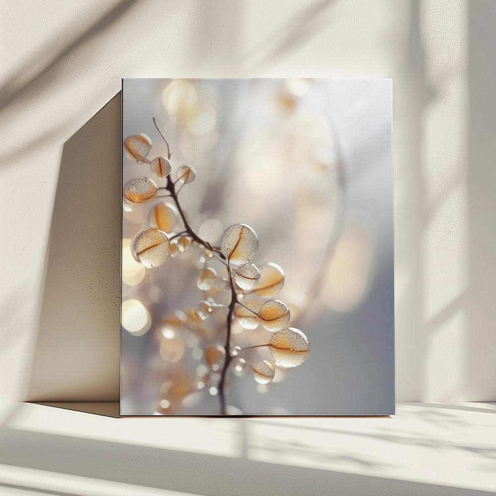 Dauwbloemblaadjes schitteren | Canvas