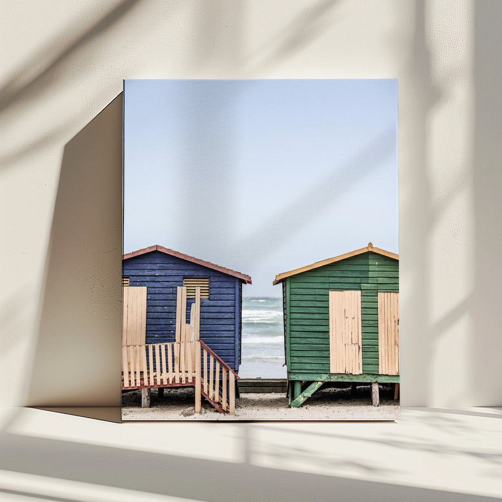 Harmonie van kusthutten | Canvas