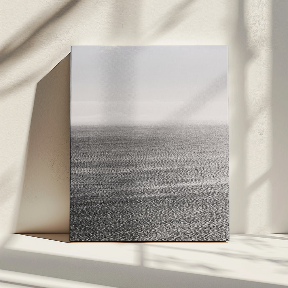 Zilveren Zee Sereniteit | Canvas