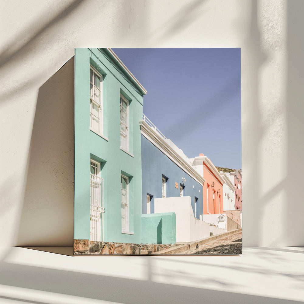 Kleurrijke straatharmonie | Canvas
