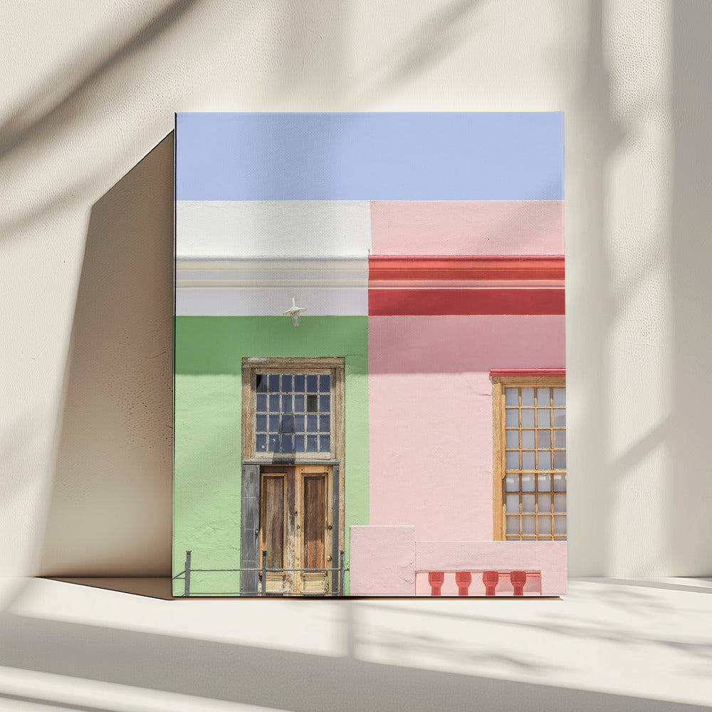 Kleurrijke gevels | Canvas