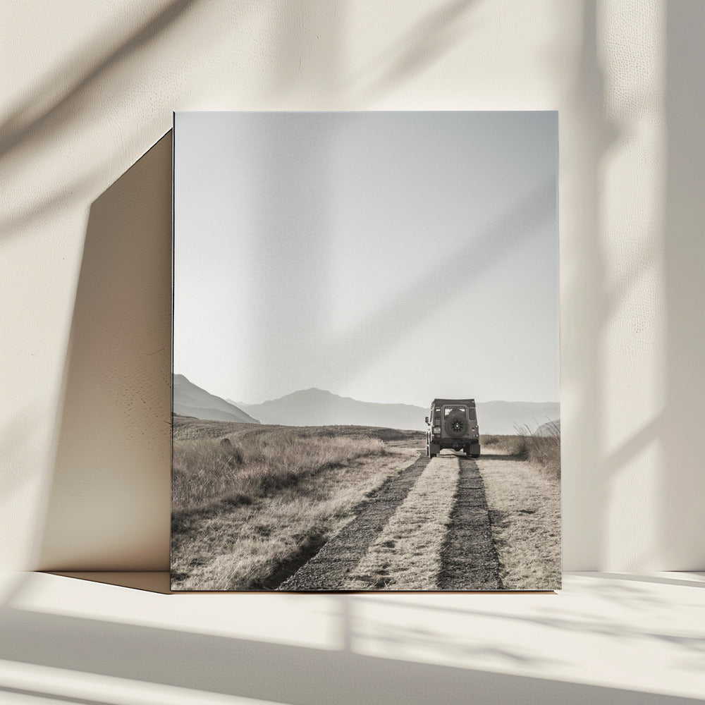 Eenzame Wegreis | Canvas