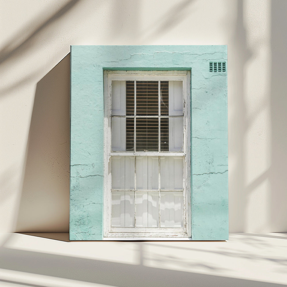 Turquoise Sereniteit | Canvas