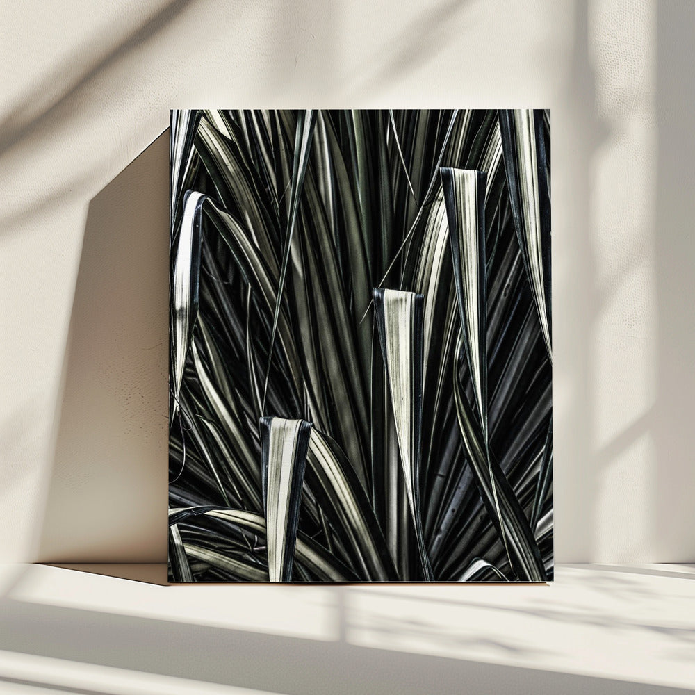 Groene strepen | Canvas