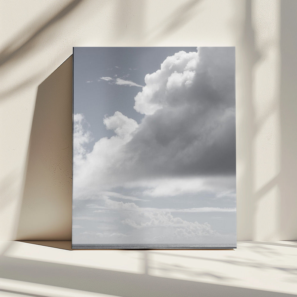Bewolkte horizonten | Canvas