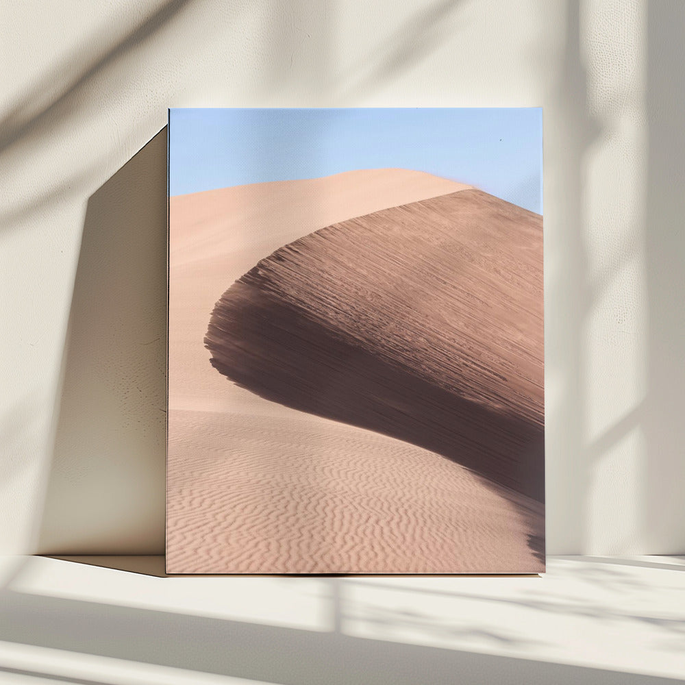 De sierlijke ronding van de woestijn | Canvas