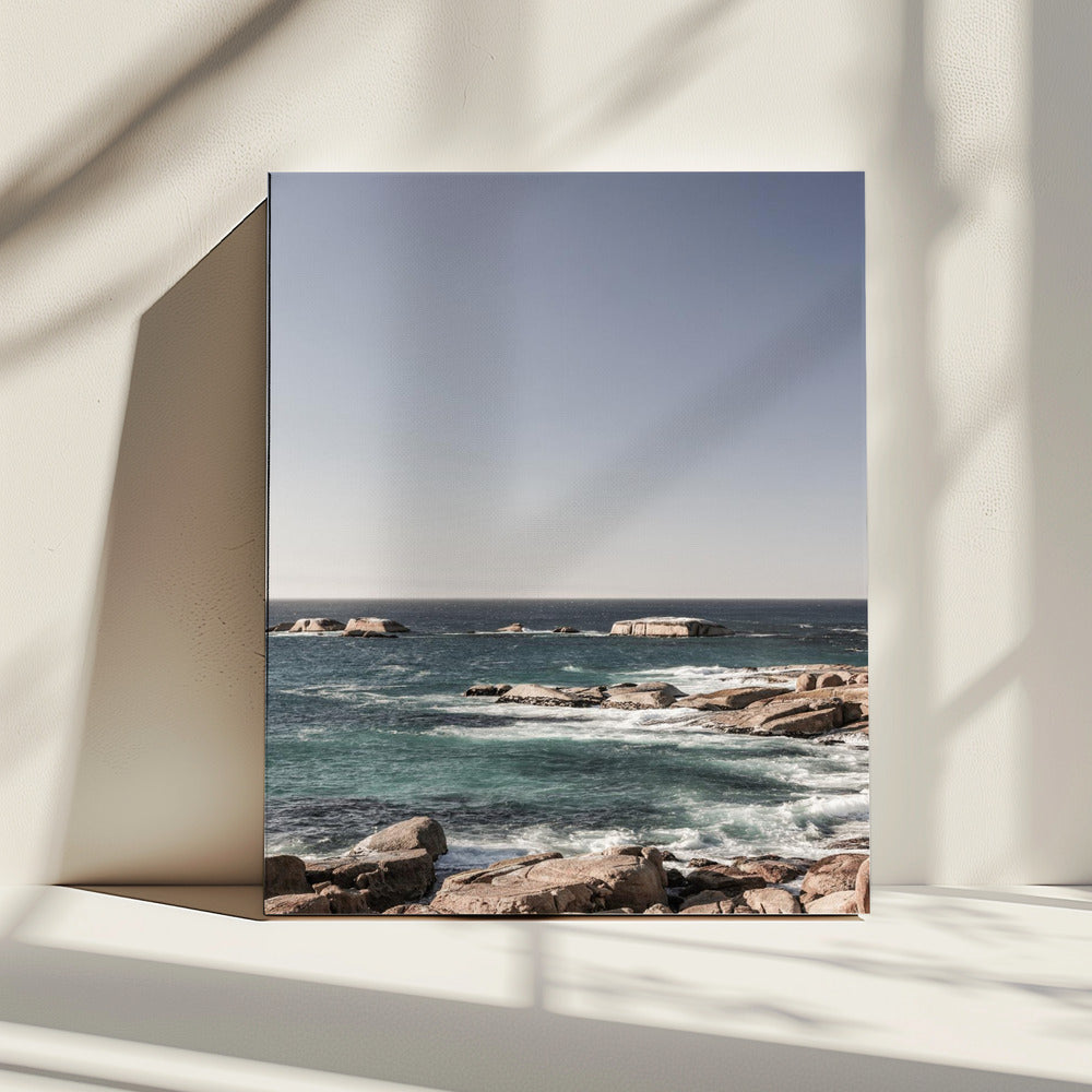 Rust aan de rotskust | Canvas
