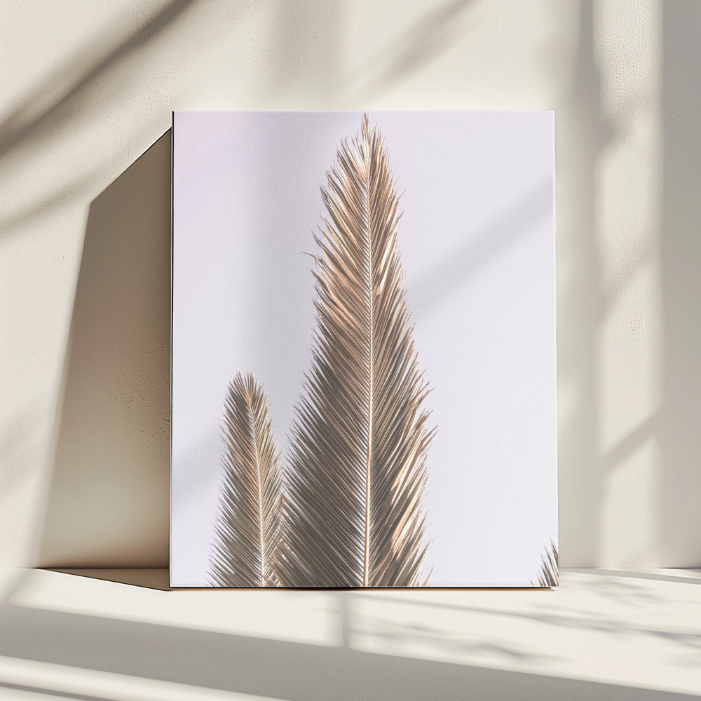 Gouden bladeren hemelwaarts | Canvas