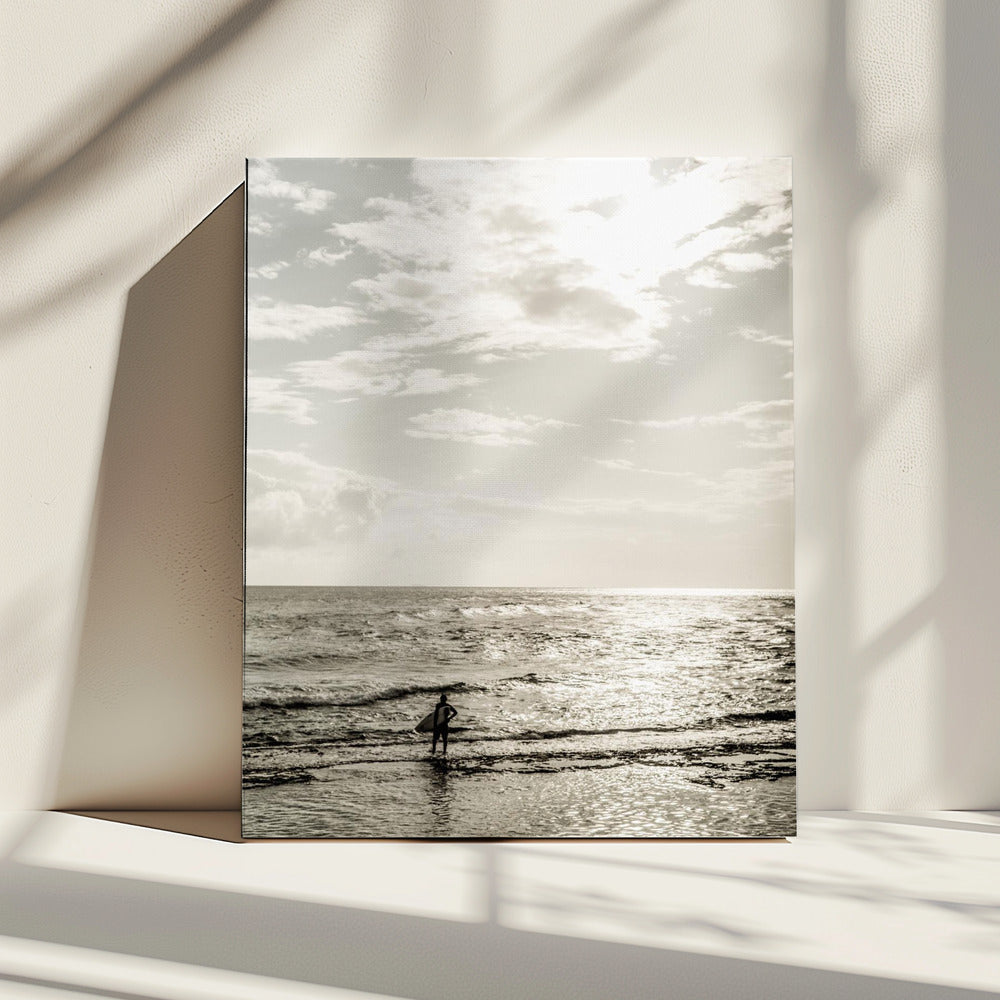 Surfer's Dawn Peace | Canvas