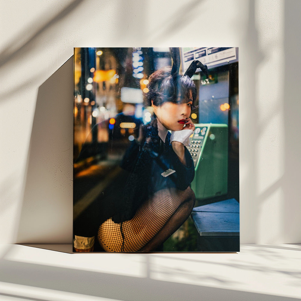 Konijnenmeisje | Canvas