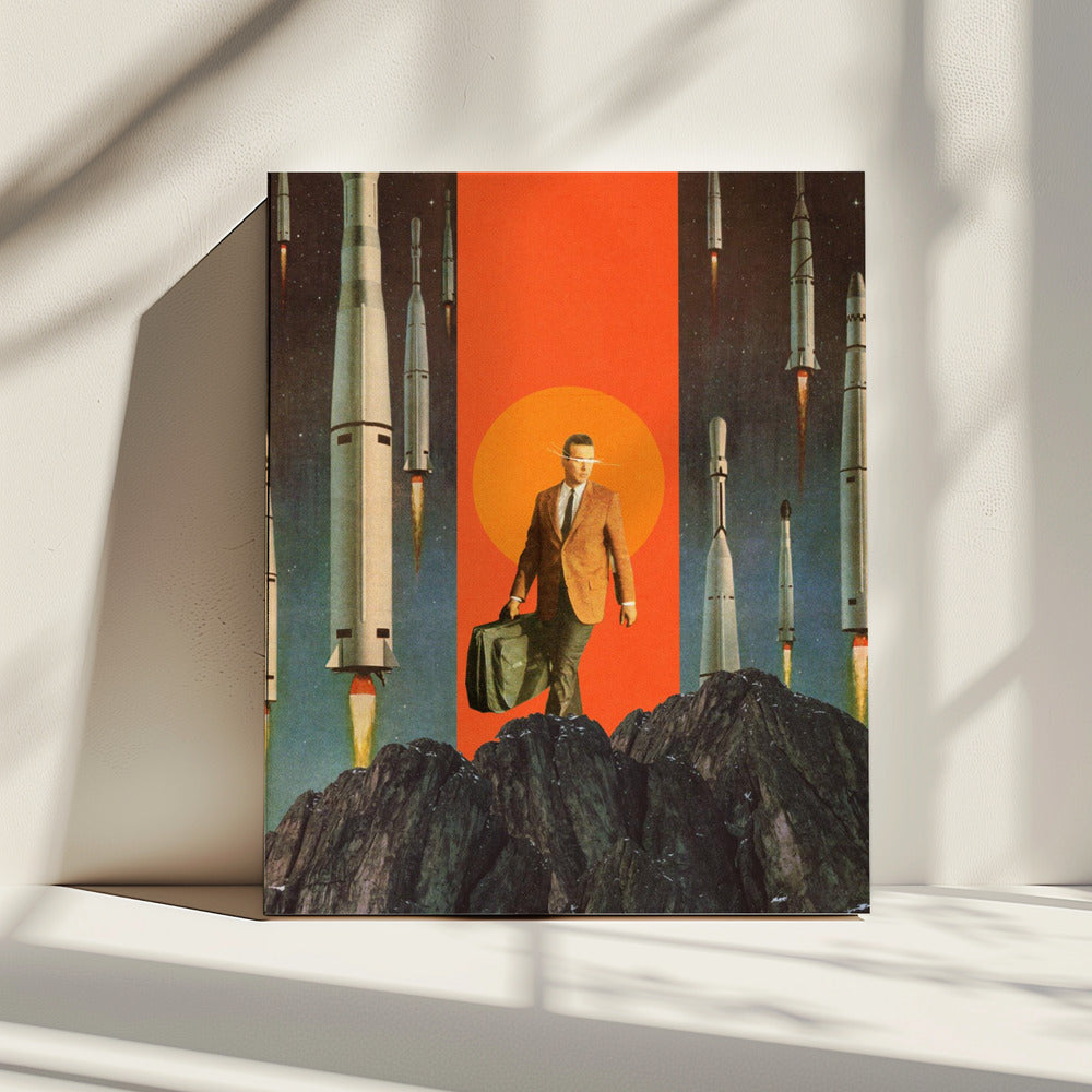 Het vertrek | Canvas