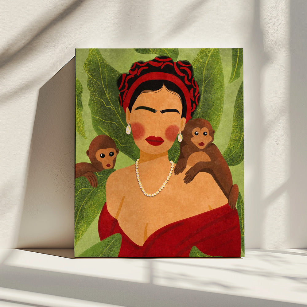 Frida en apen | Canvas