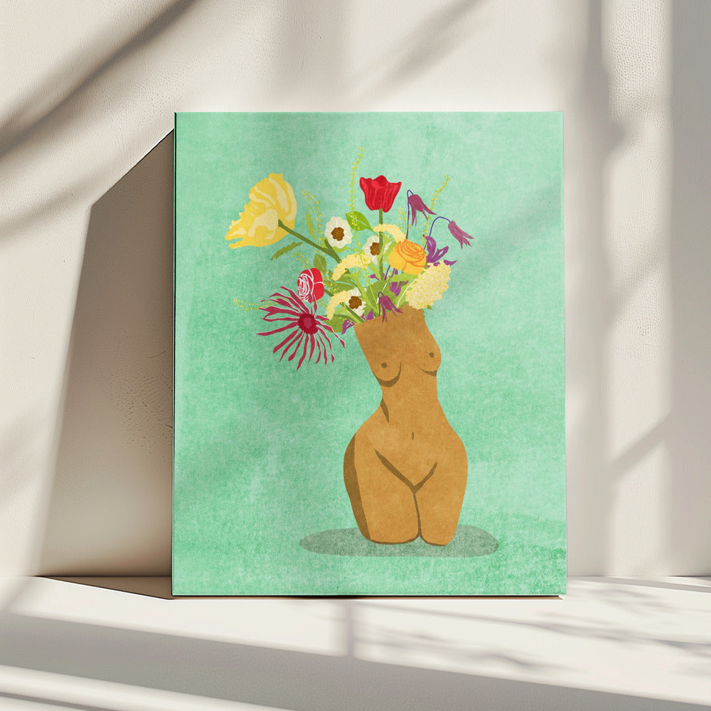 Ik ben een wilde bloem | Canvas