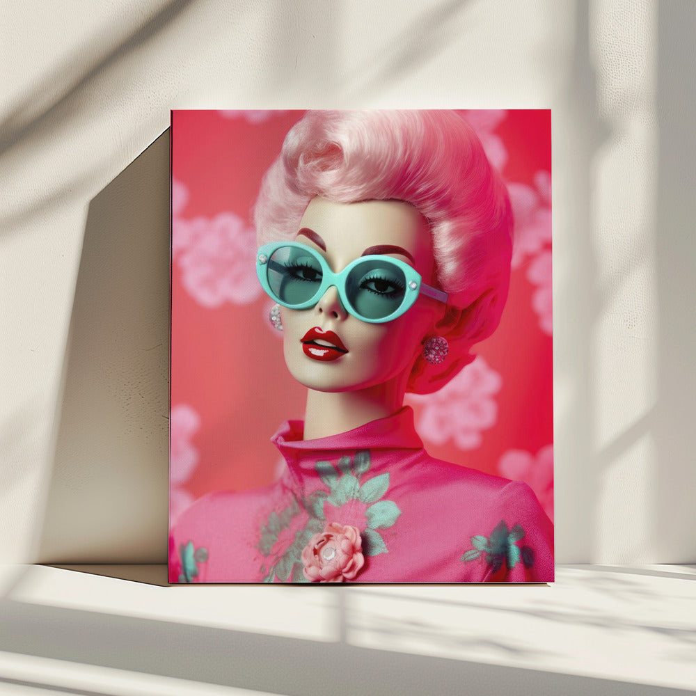 Retro Glamour Icoon | Canvas