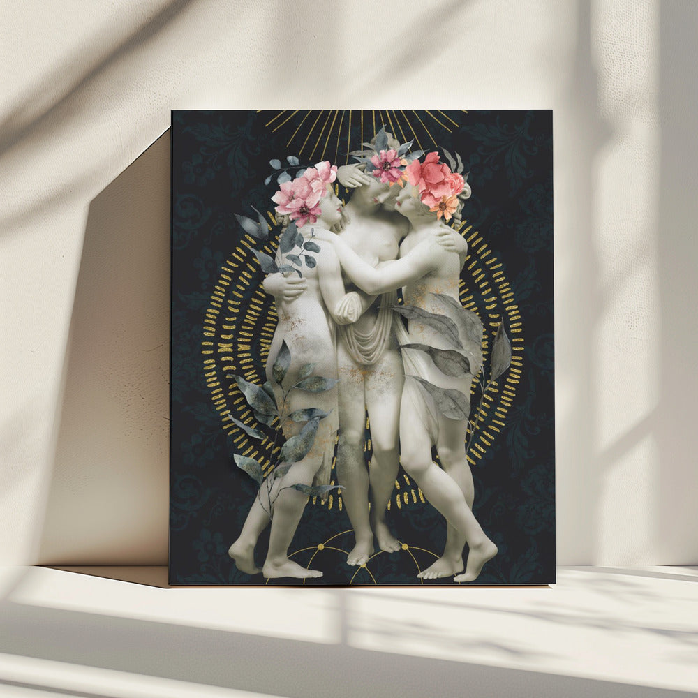 Eerbetoon aan de delicate kracht van vrouwen IV | Canvas