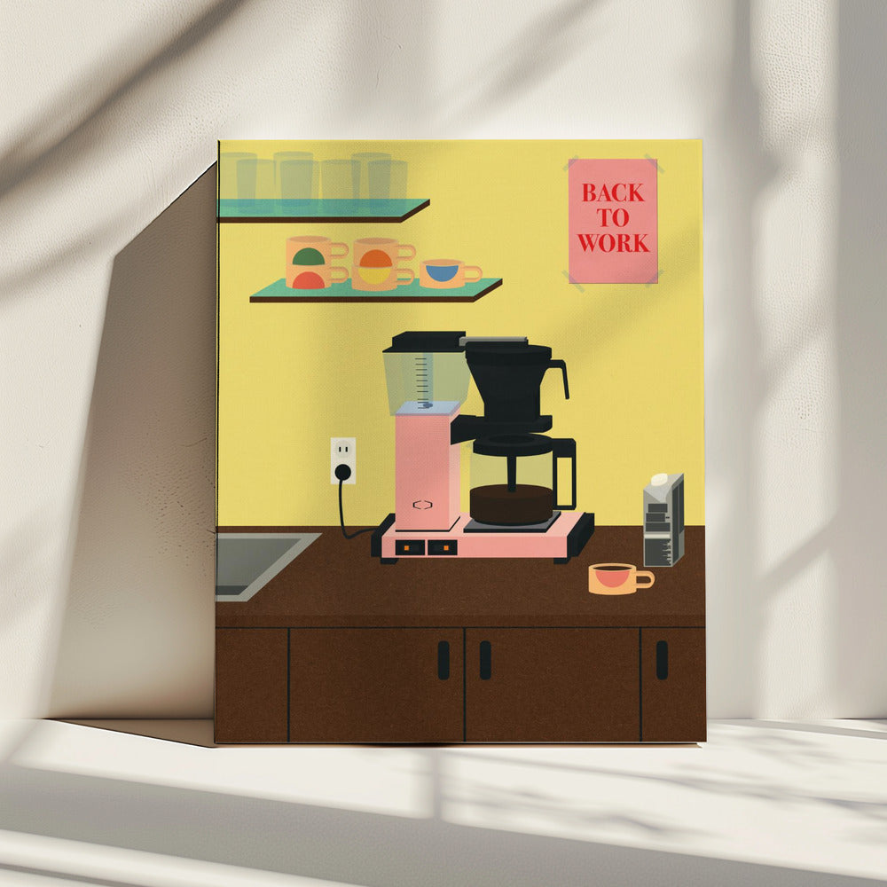 Terug aan het werk | Canvas
