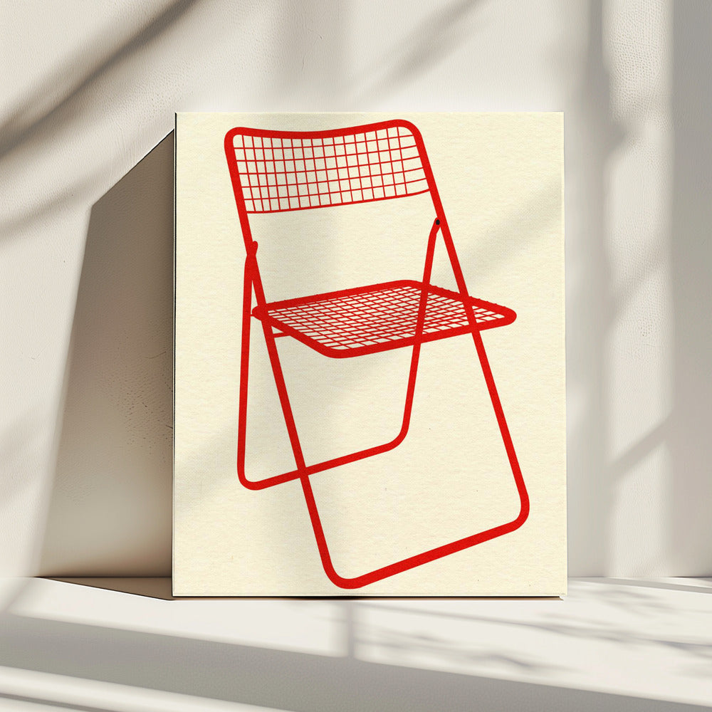 Ted Netstoel Rood | Canvas