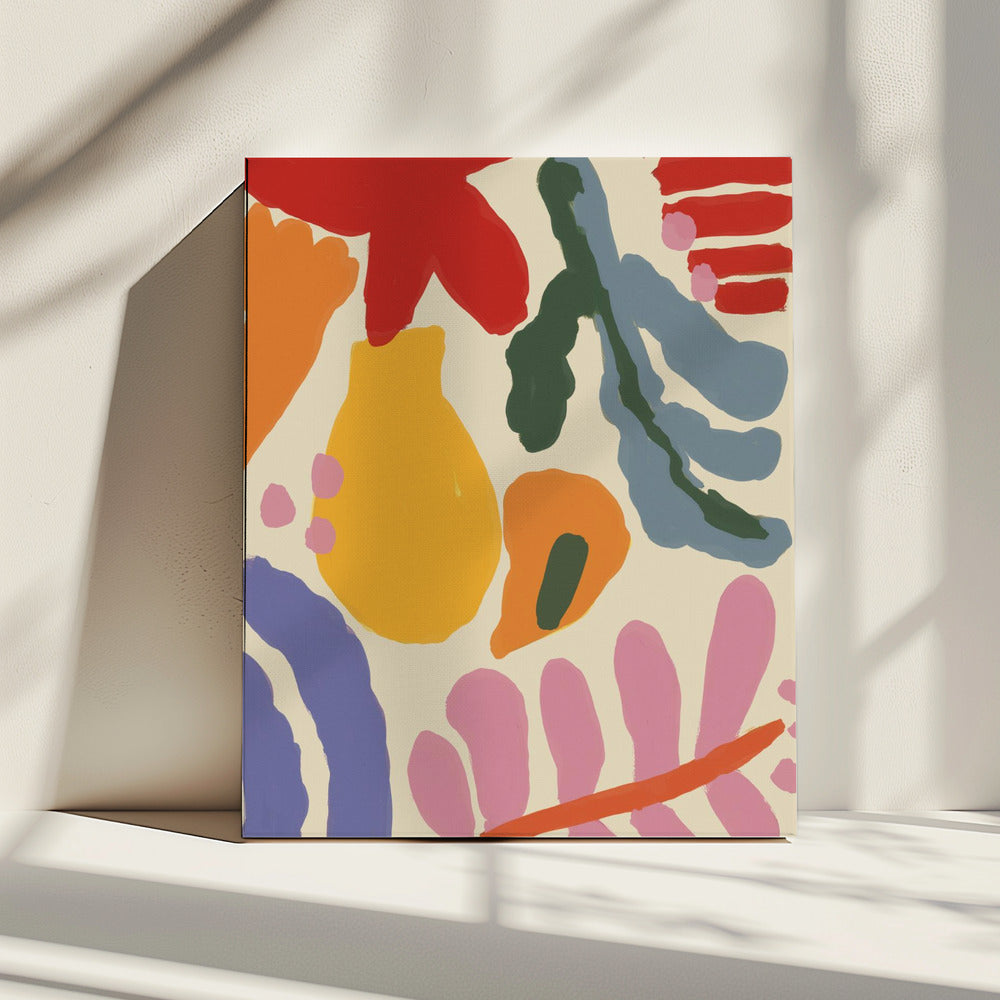Levendige vormen | Canvas