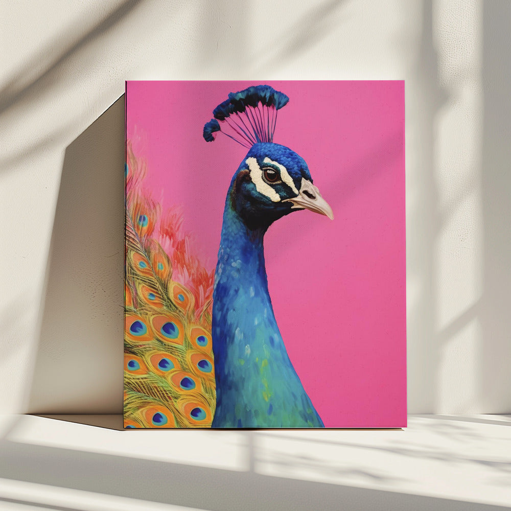 Peacock's Vibrance | Canvas