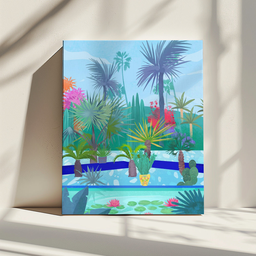 Marokkaanse tuin | Canvas