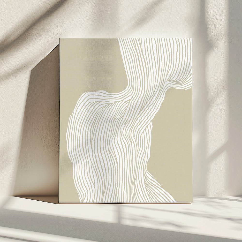 Vloeiende lijnen | Canvas