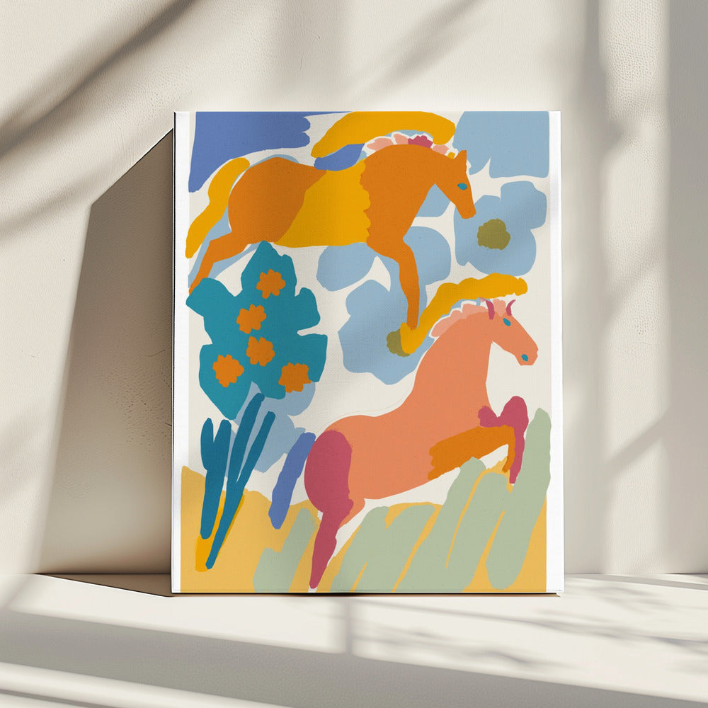 Galopperende dromen | Canvas