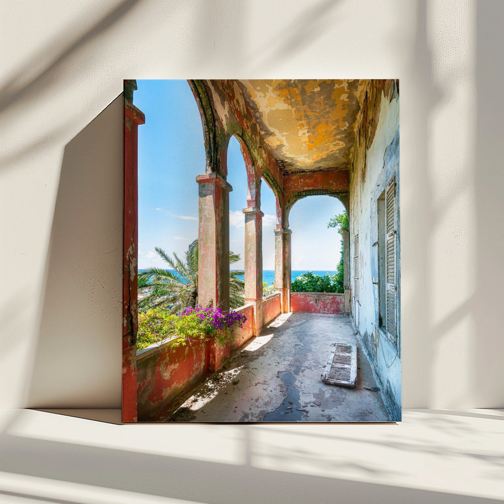 Tropisch balkon | Canvas