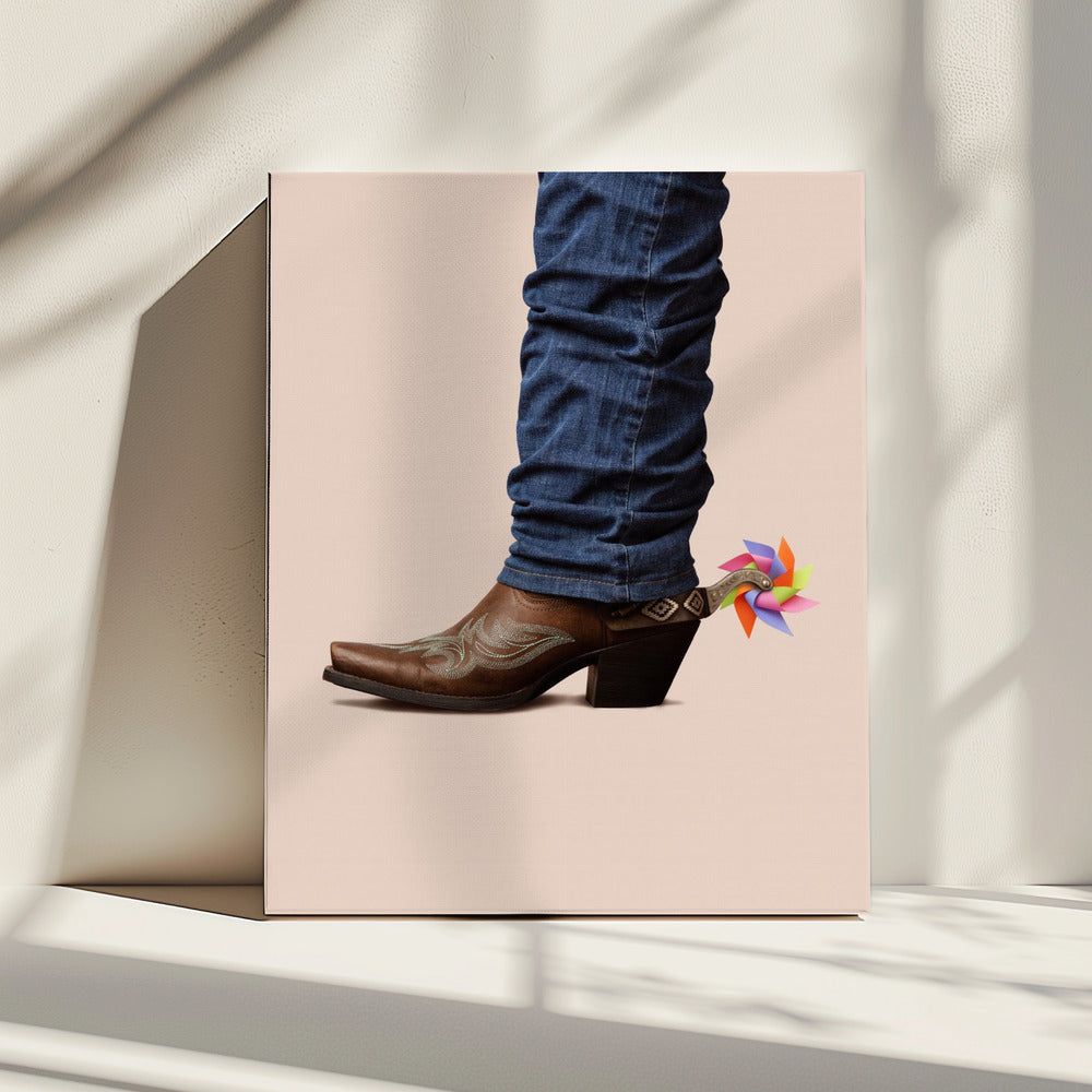 Not Serious Cowboy | Canvas