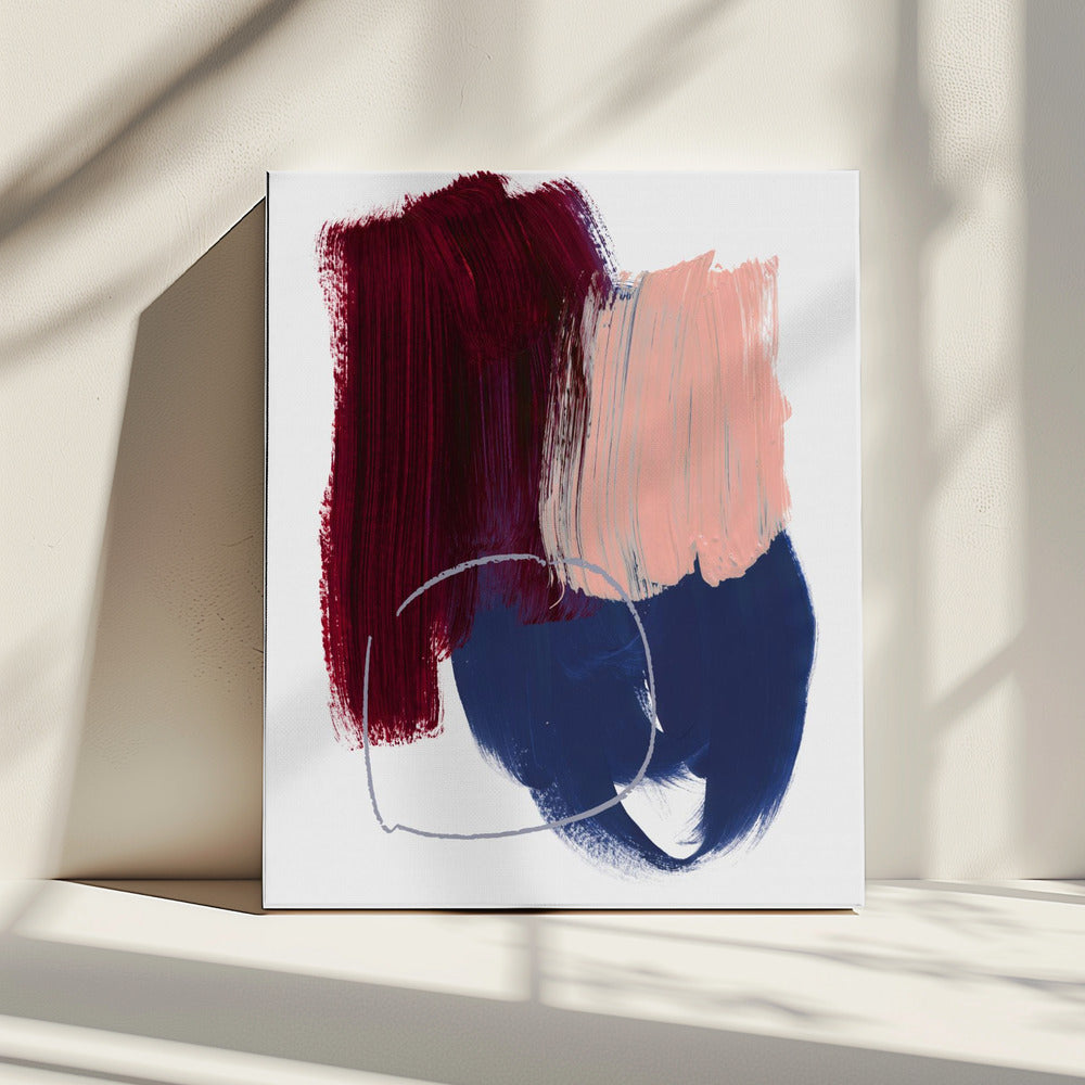Abstracte penseelstreken 10x 300dpi | Canvas