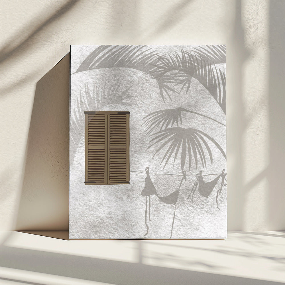 Tropische reflecties | Canvas