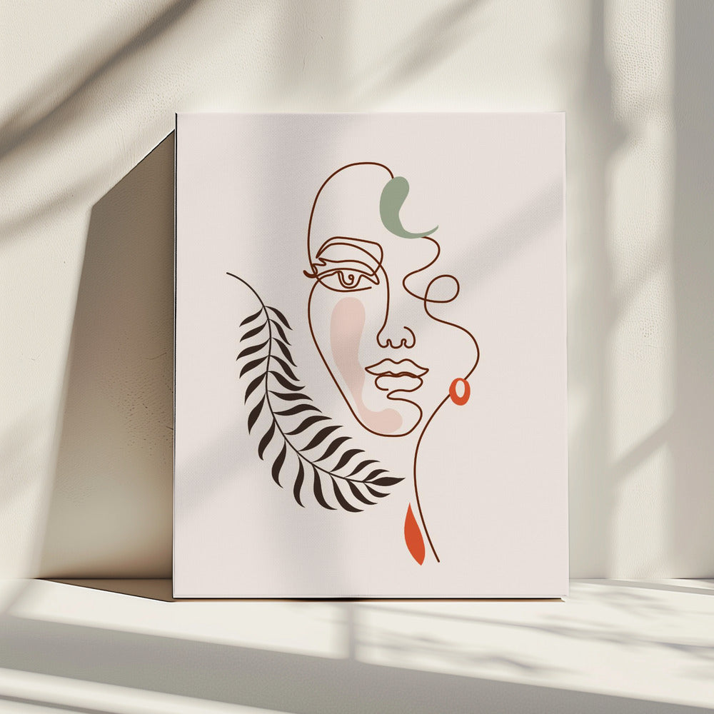 Bladrijke elegantie | Canvas