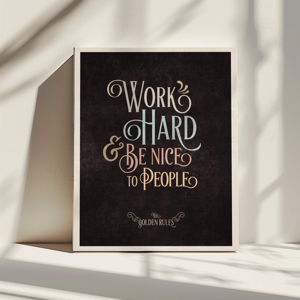 Gouden levensregels | Canvas