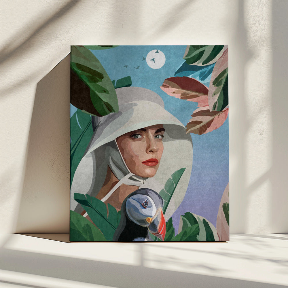 Puffin Dreamscape | Canvas
