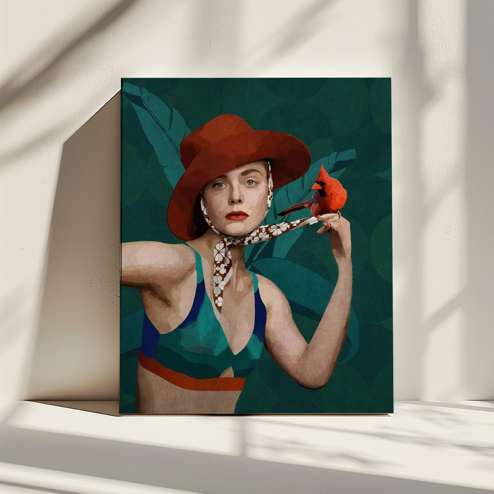 Crimson Serenade | Canvas