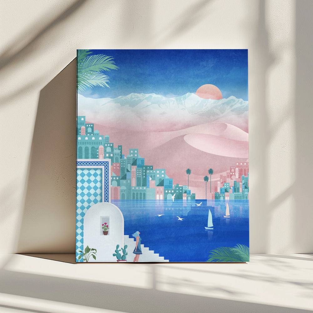 Dromerige oase | Canvas